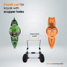 Load image into Gallery viewer, Riot Sit-On-Top Kayak Cart/ Buggy / Trolley