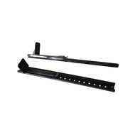 Kit de cale-pieds fixes (2 pièces), 60cm rails, plastique renforcé, pour kayaks sans Governail