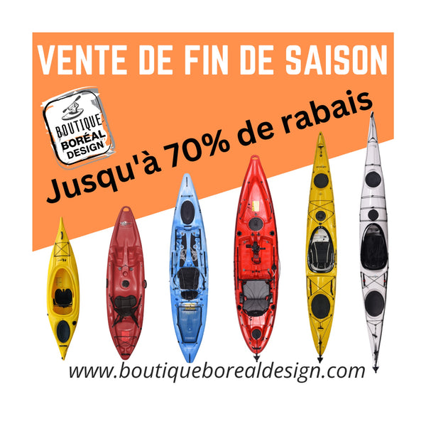 Vente de Fin de Saison de Kayaks !