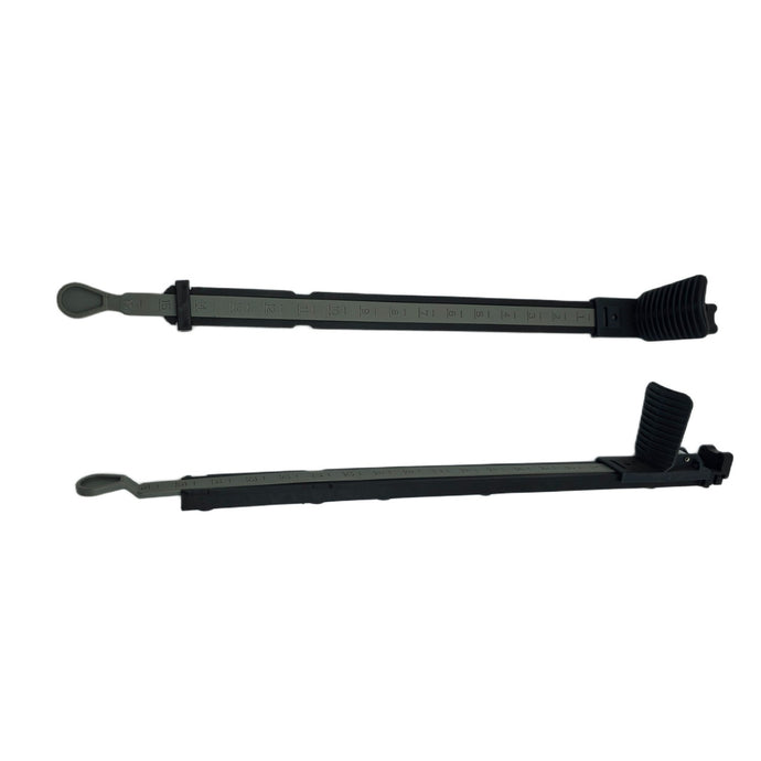 Fixed Foot Peg Kit (2pces) 50cm tracks, plastic *NEW*