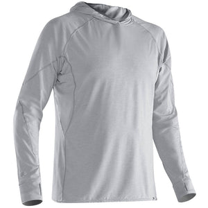 NRS Men's H2Core Silkweight Hoodie-Grey/Small