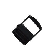 Cam buckle 25mm wide with webbing attachment