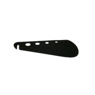 Skeg, plastic injection-molded black polycarbonate