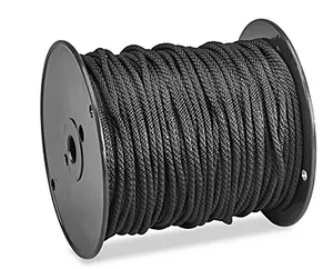 Rope, 4mm diameter, black